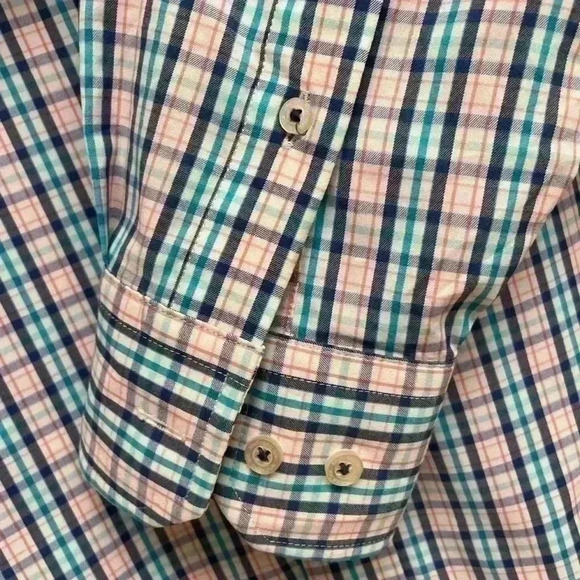 Southern Tide Intercoastal Men’s Long Sleeve Plaid Button Up Medium - Picture 4 of 8